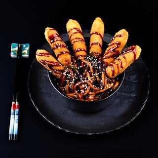 ნუდლსი ხრაშუნა კრევეტით