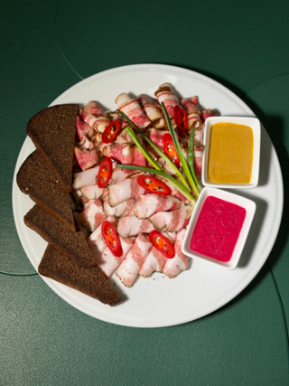 Нарізка сала для душі