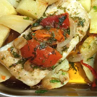 Lluç Al Forn Amb Patates (300 G.)