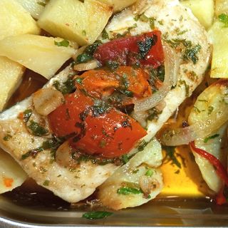 Lluç Al Forn Amb Patates (300 G.)