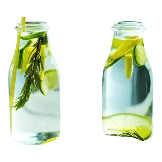 Limeta, zeleni čaj i menta