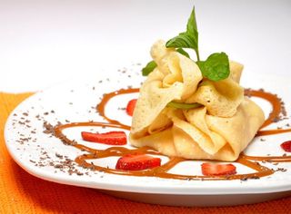 crêpe aumônière a la cannelle