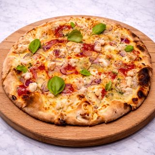Bruschetta focaccina s kozicama za 2 osobe