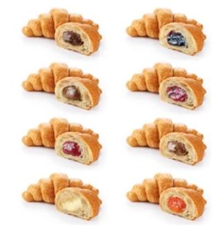 Cornetto salato con cioccolato pistacchio