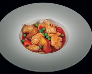 316. Pollo agrodolce