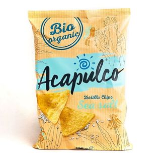 Nachosy Naturalne Bio Z Solą Morską 125 G