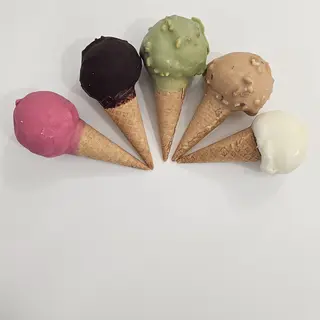 Mini cono fragola