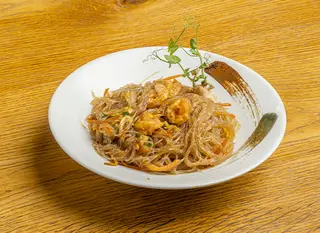 Ebi spaghetti soia