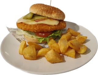 Hamburguesa Chicken BBQ