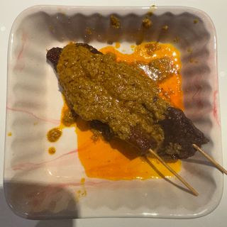 9.Spiddini di manzo o pollo al satay(2pz)