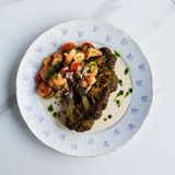 Стейк броколі з креветками (330 г)