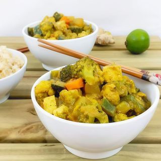 Mixto De Verduras Curry (Opción Vegana)