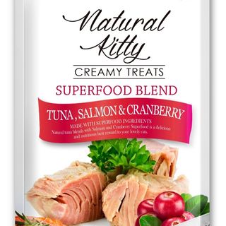 Крем-снек для котів Тунець,лосось,журавлина 12гр, 1 саше