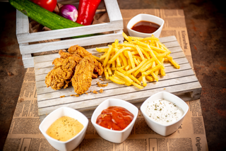 Crispy & Wings Menu 180 / 150 / 75 g