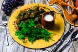 Долма с виноградными листьями и Мацони (300 гр.)