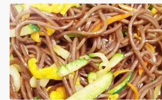Soba con verdure