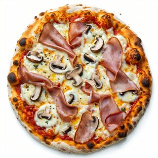 Funghi, cotto e provola