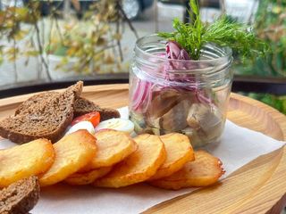 Оселедець з картоплею