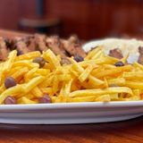 Costelinha de porco na brasa