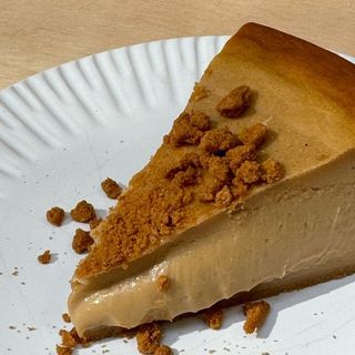 Tarta de Queso Lotus porción