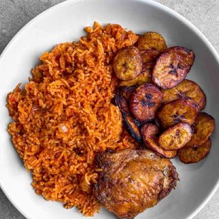 Jollof/Fried Rice + 1 Piece Chicken
