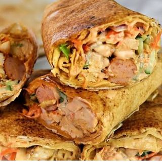 CHICKEN SHAWARMA DOUBLE SAUSAGE 