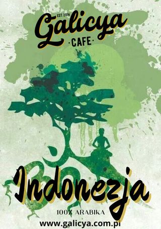 Indonezja kawa ziarnista (naturalna) 250g