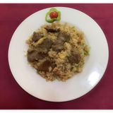 21. Arroz frito con ternera