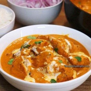 Pollo con mantequilla