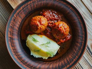 Тефтелі з пюре