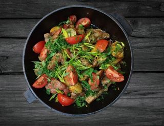 Сковорідка на компанію зі свинини