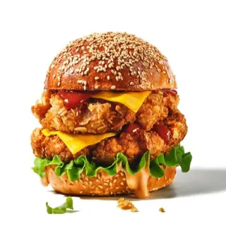 Hamburguesa De Pollo Doble