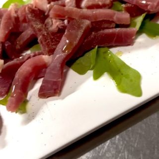 Piatto di crudo di Parma a listarelle