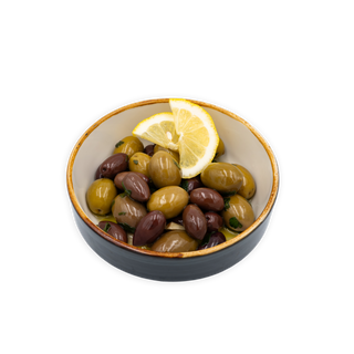 Marynowane libańskie i greckie oliwki