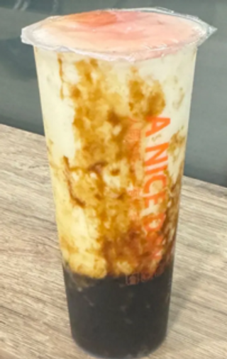 Bubble tea alllo zucchero bruno
