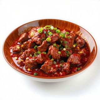 Ternera Con Salsa Picante