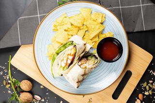 Ново! Тортила с хрупкаво пиле