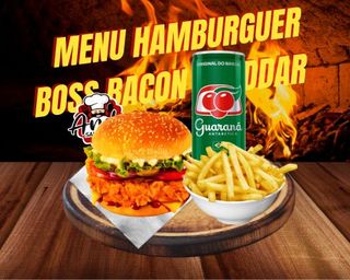 Menu Hamburguer BOSS Bacon Cheddar