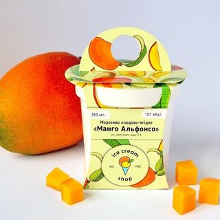 Морозиво плодово-ягідне Манго альфонсо (350мл)