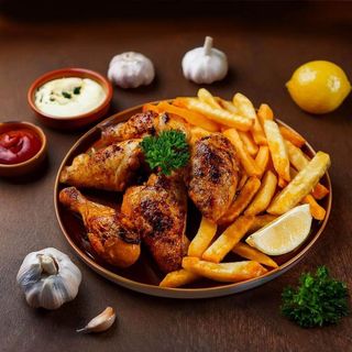 Grilled Chicken & Fries