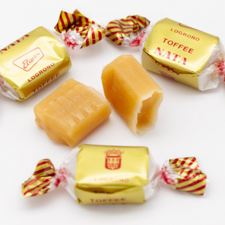Bolsa de caramelos de Toffee sabor nata 100gr. 