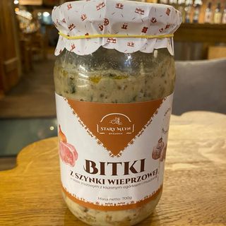 Dania w słoikach Bitki z szynki wieprzowej