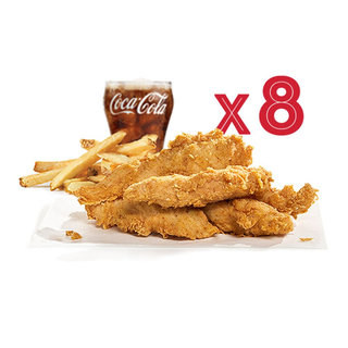 8 pc Spicy Chicken Strips Menu