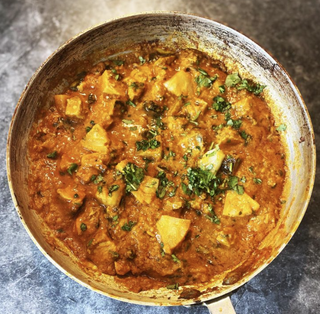 Plato curry principal dansak