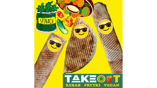 Falafel i spinak rollo 