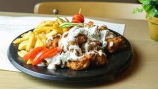 Puff puff piletina + Red Bull