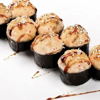 Ролл с лососем запеченный (10 шт.)