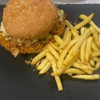 Hamburguesa De Pollo Krispy