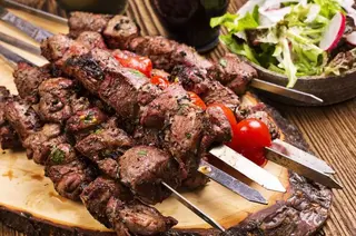 шашлык из баранины (порция)