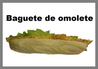Baguete de omolete